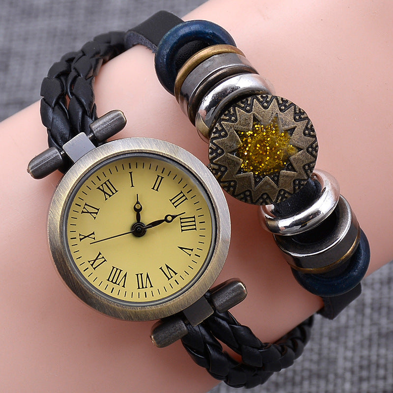 Vintage Craft Bracelet Watch Women's Fashion Twist