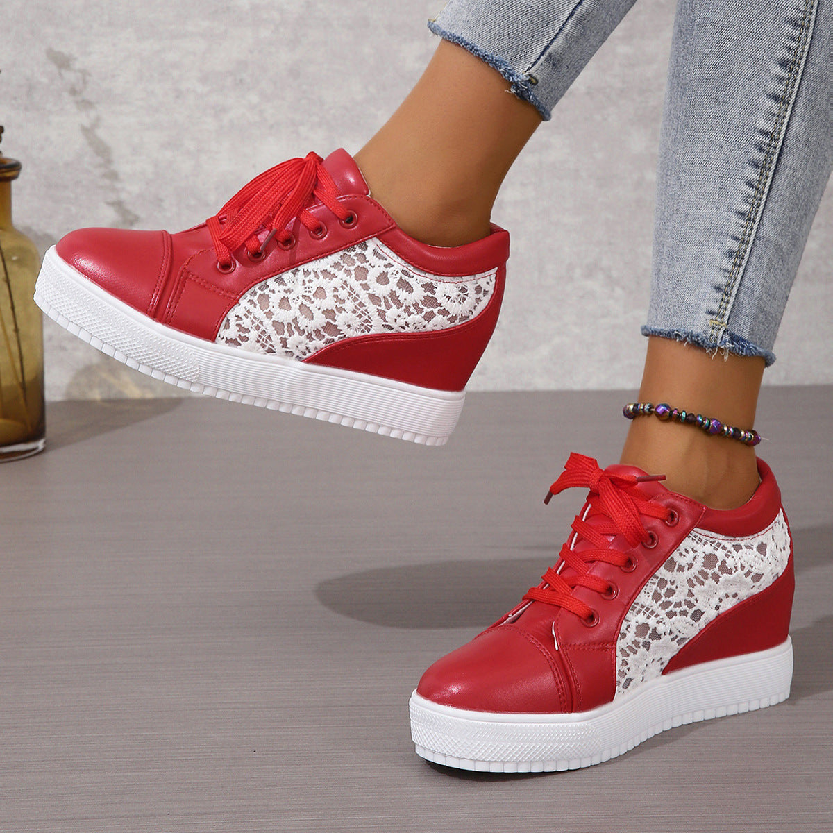 Casual Shoes For Women Height Increasing Insole Summer